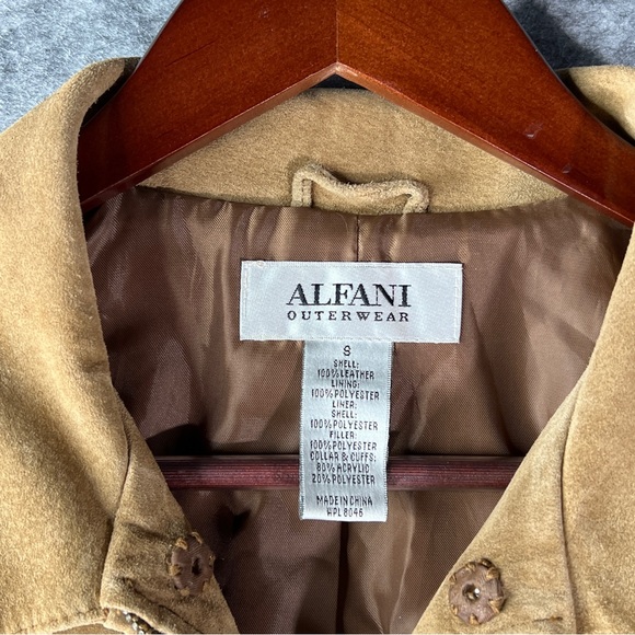 Alfani Suede Jacket w/ Removable Faux Fur Trimmed Quilted Shell Women’s Small - Picture 16 of 16